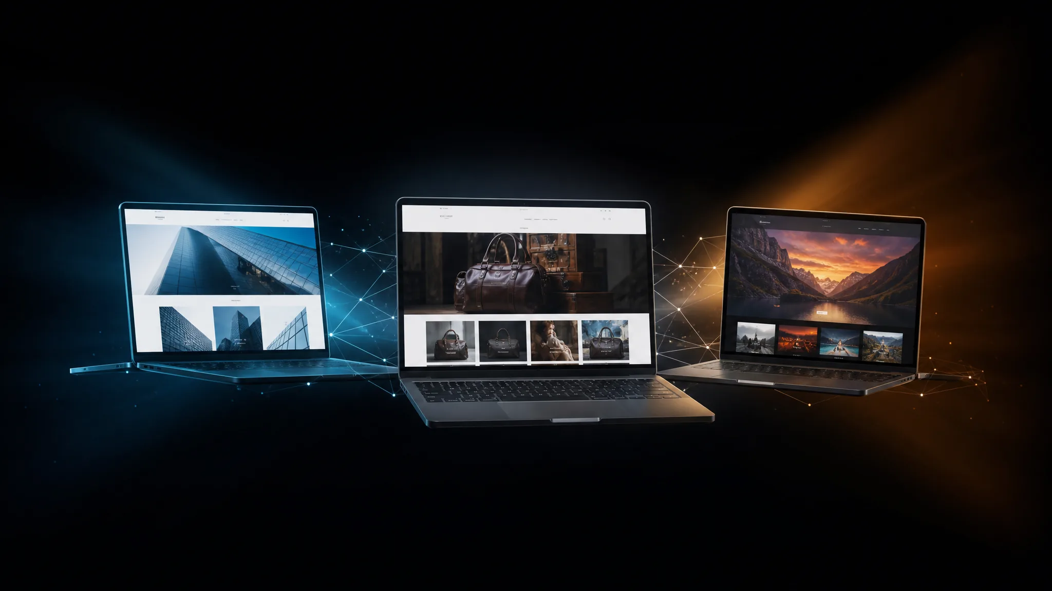 AI-generated website showcase